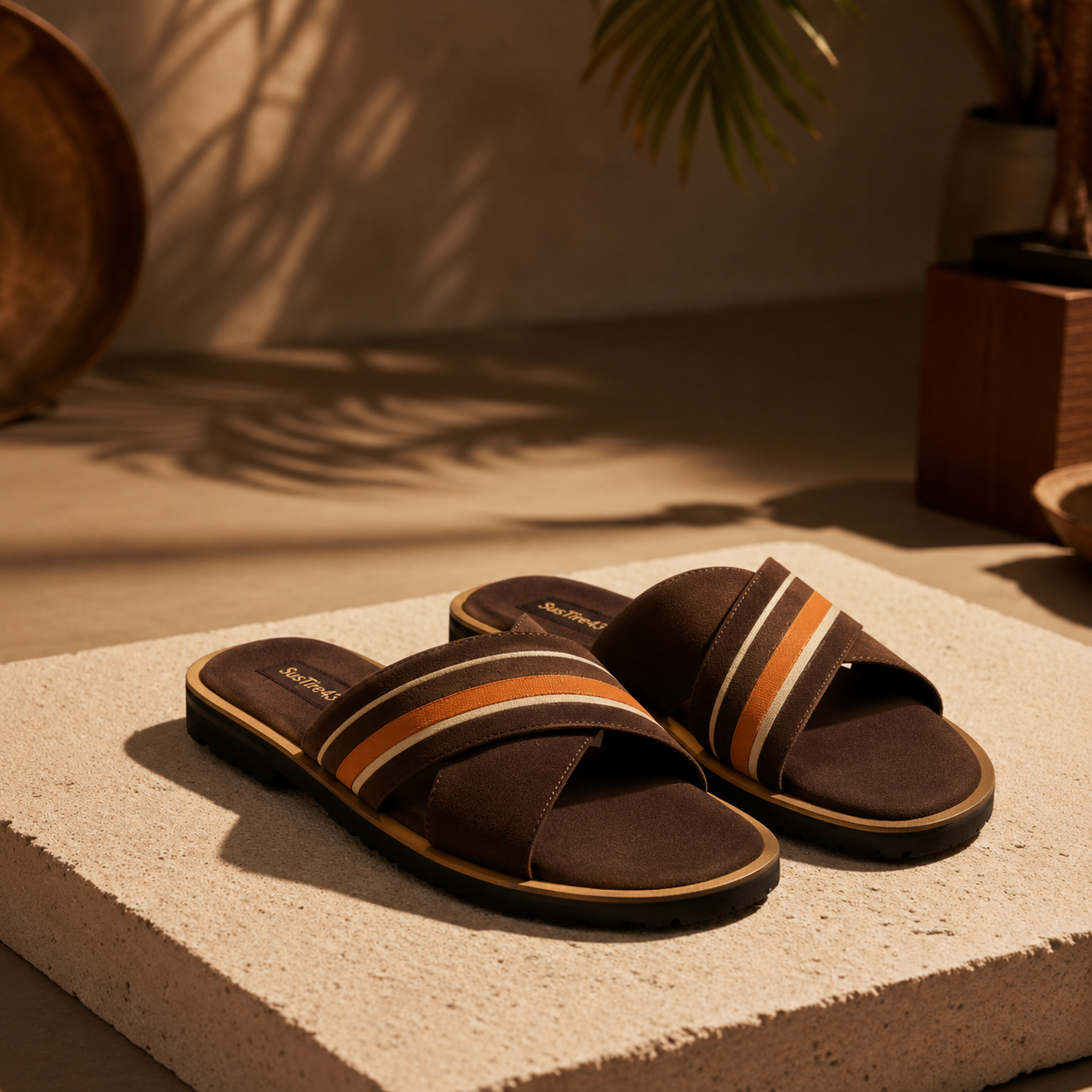 Mocha Cross – Handcrafted Sustainable Footwear | SusTire